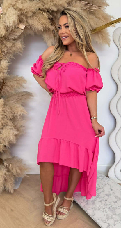 MYRTE 2 PIECE SET FUCHSIA