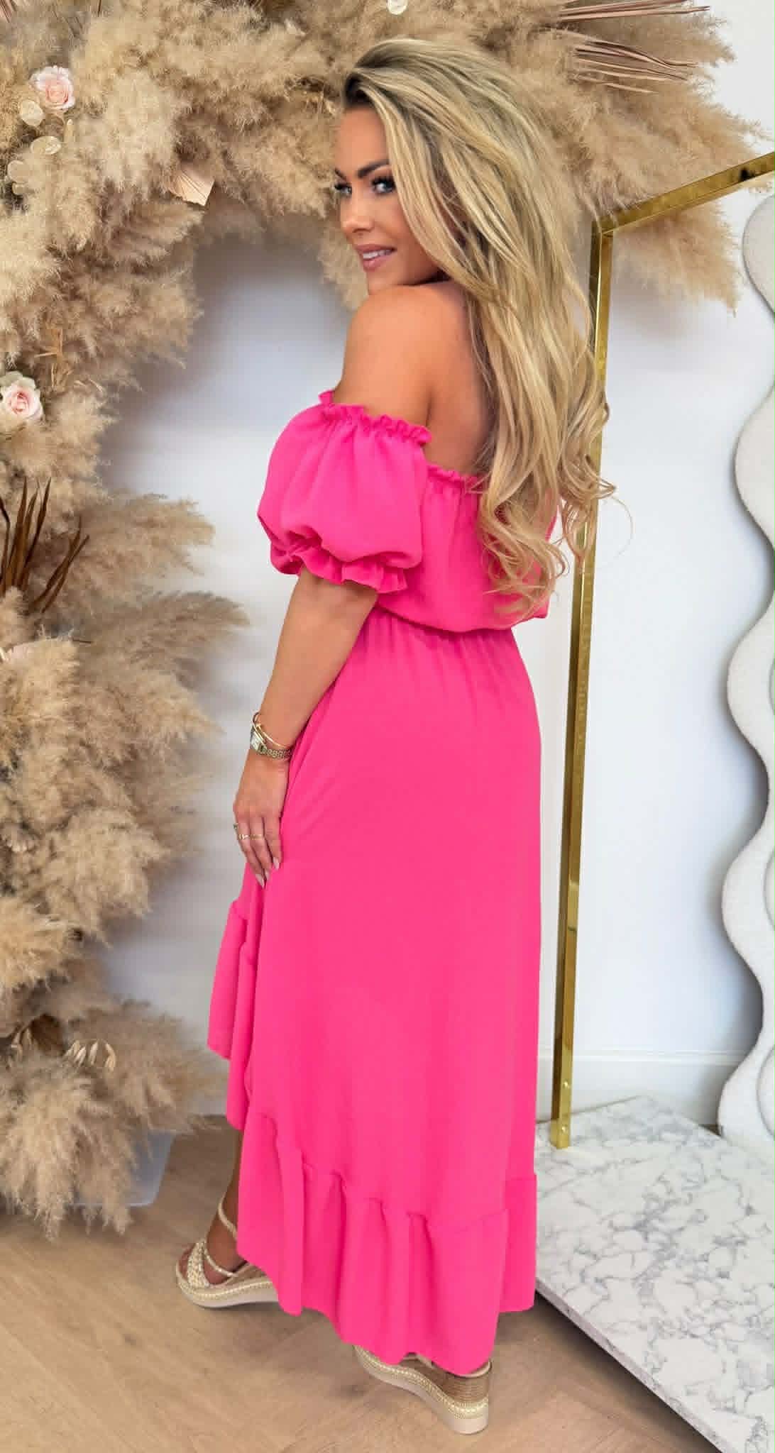 MYRTE 2 PIECE SET FUCHSIA
