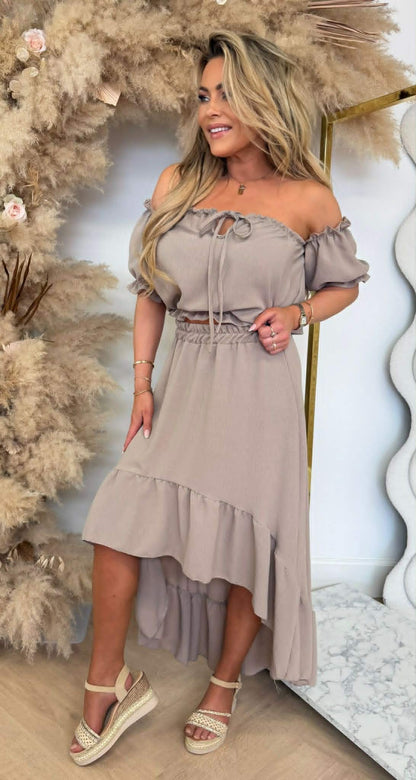 MYRTE 2 PIECE SET TAUPE