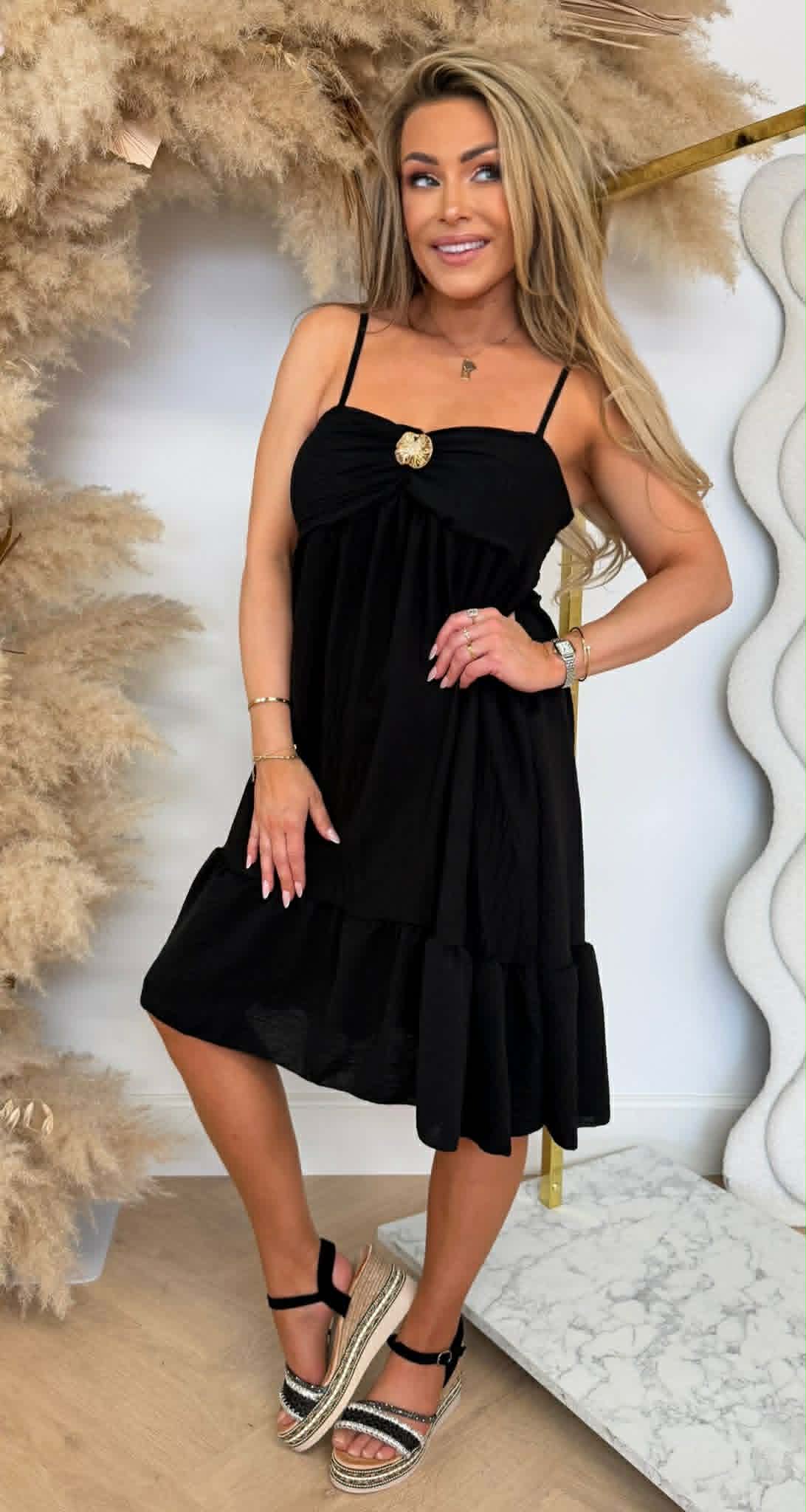 NEW COLLECTION VACATION DRESS BLACK