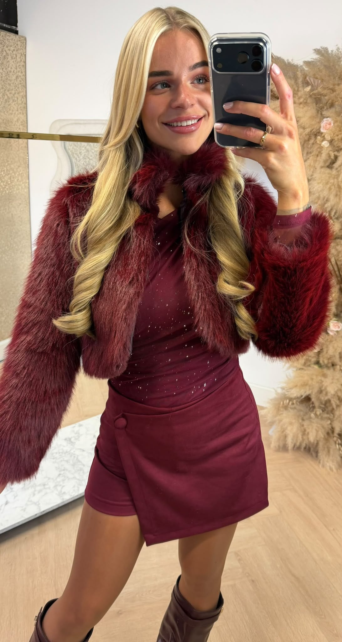IMARA HARIY CROPPED JAS BORDEAUX
