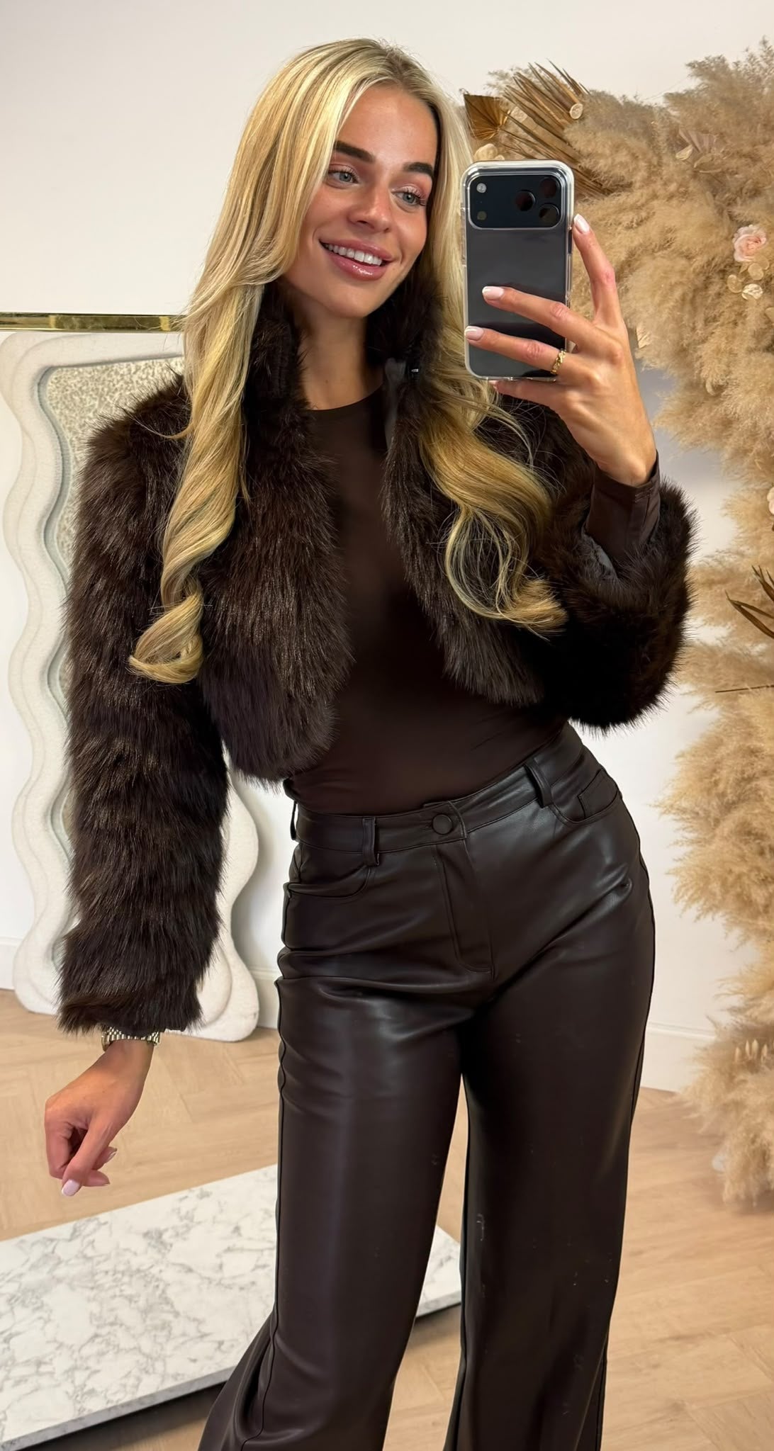 IMARA HARIY CROPPED JAS CHOCO