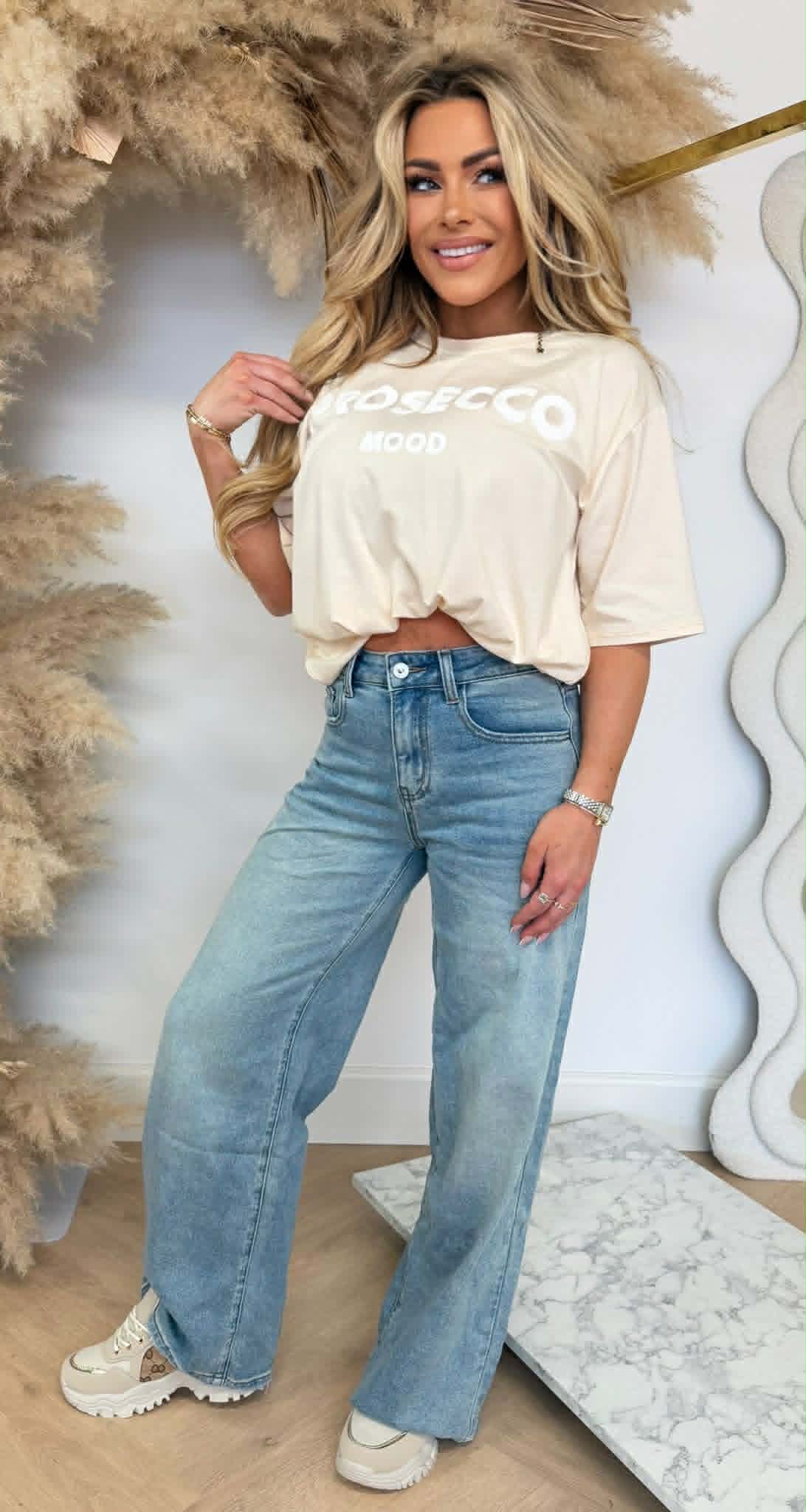 PROSECCO MOOD TEE 2206 BEIGE