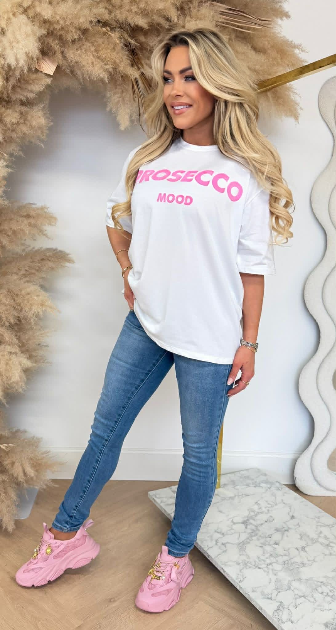 PROSECCO MOOD TEE 2206 WHITE