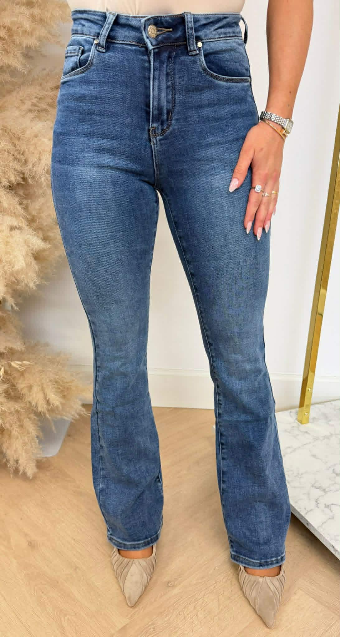 PUSH UP FLARED JEANS 5373-1