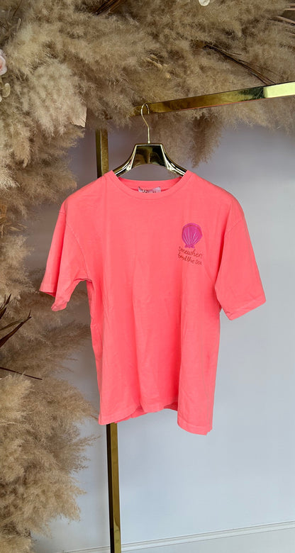 SHELL T-SHIRT 6030-452 NEONCORAL