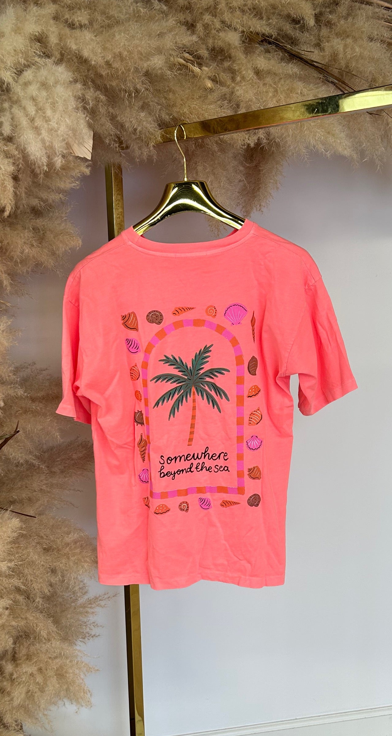 SHELL T-SHIRT 6030-452 NEONCORAL