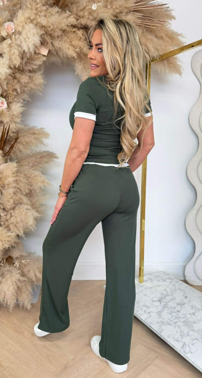 SMALL RIB SET ARMYGREEN