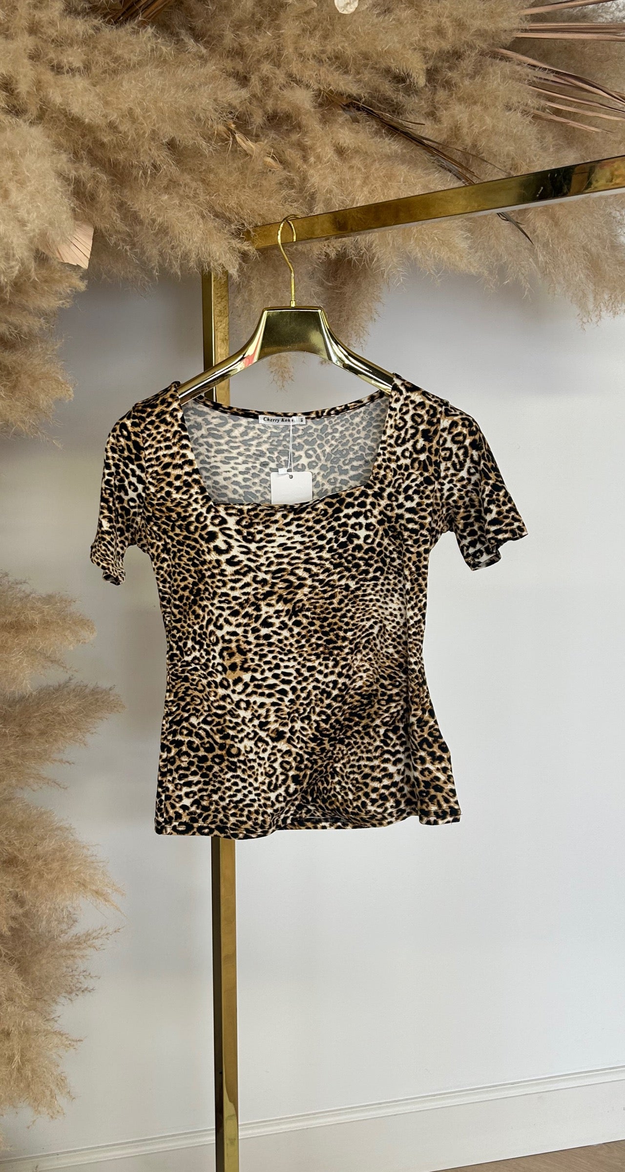 SOFT LEOPARD SHIRT 1975 BEIGE