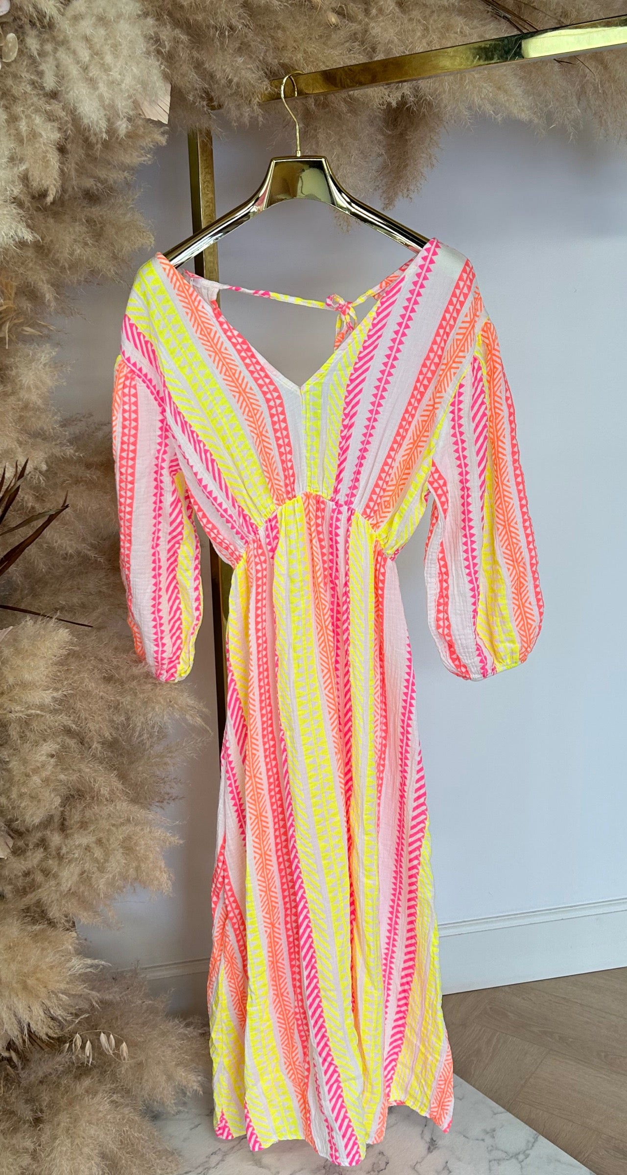 SYLVIE COTTON PRINTY DRESS OFFWHITE