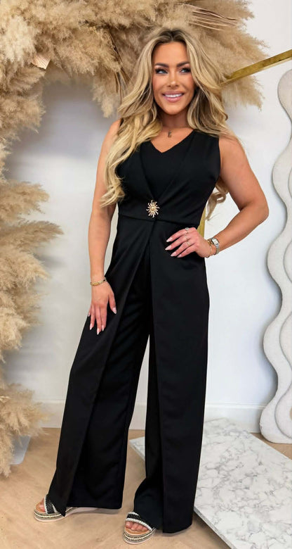 TAMARA SUNNIE JUMPSUIT BLACK
