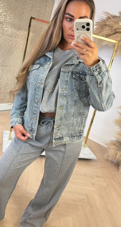 DIAMOND DENIM JACKET 3216 DENIMBLUE