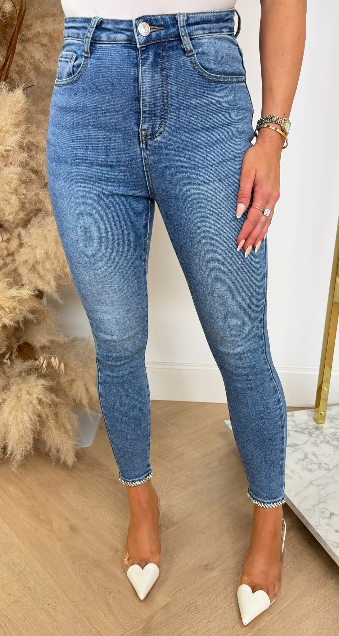 DIAMOND SKINNY JEANS 2879 DENIMBLUE