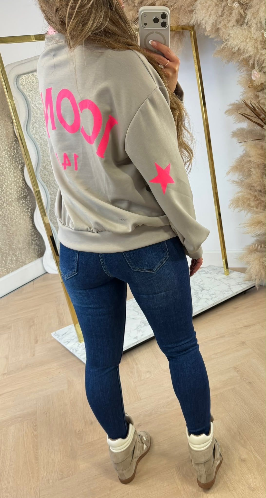 14/4 ICONIC SWEAT TAUPE
