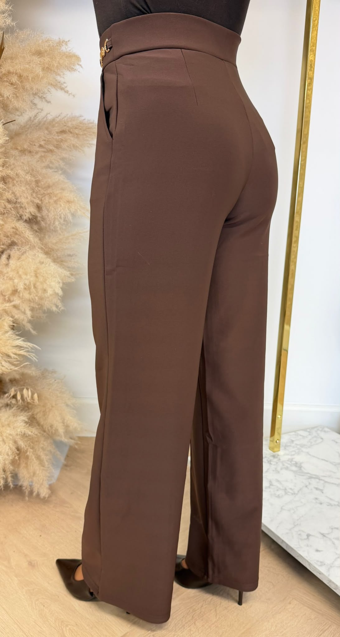 CHAIN PANTALON 3312-88 CHOCO