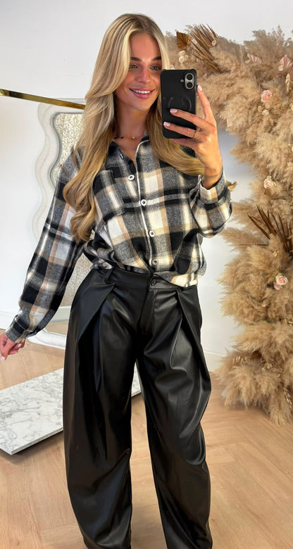 RENEE PRINT SOFT BLOUSE OFFWHITE