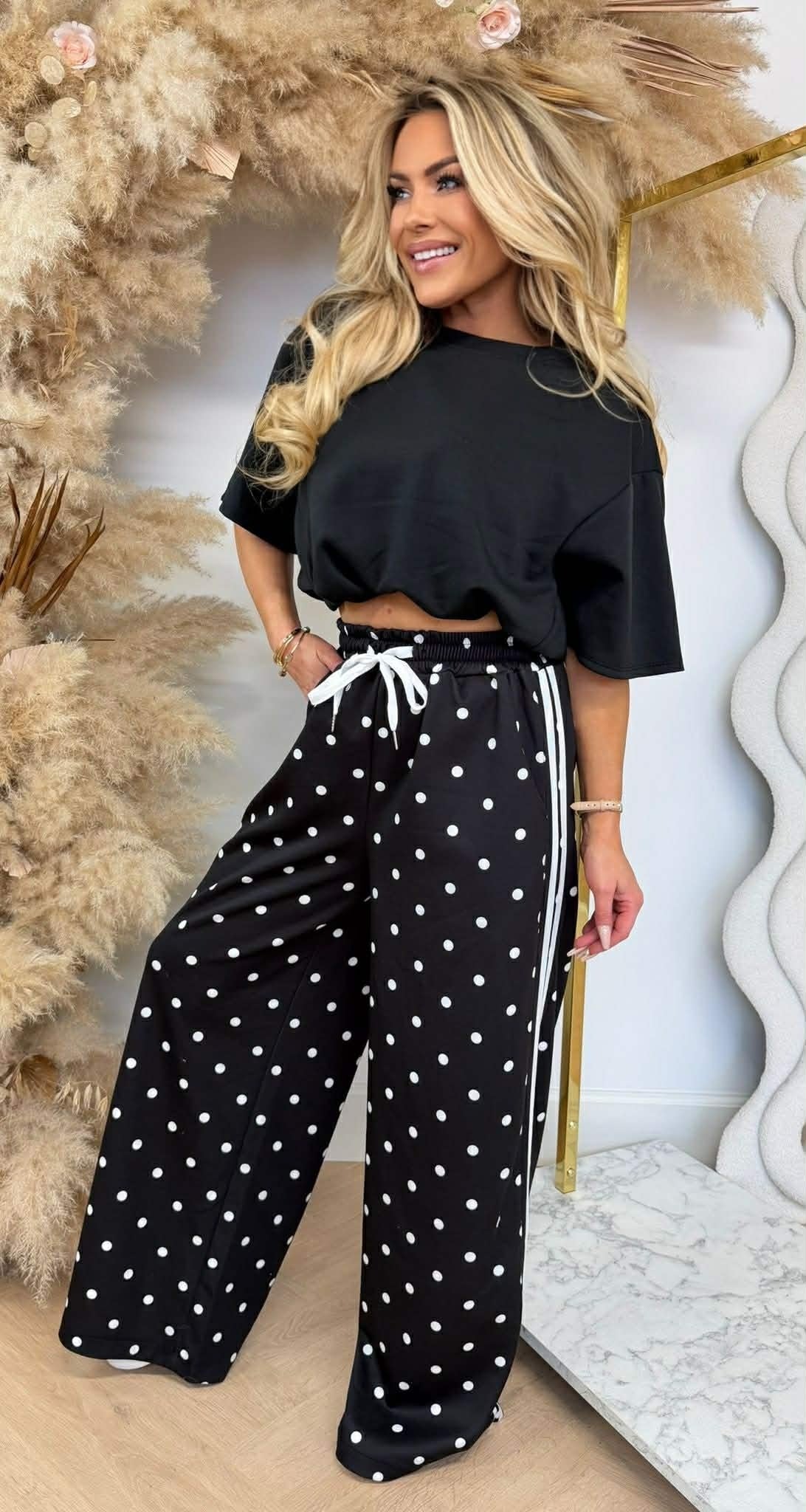 ADI SPOTS PANTS BLACK