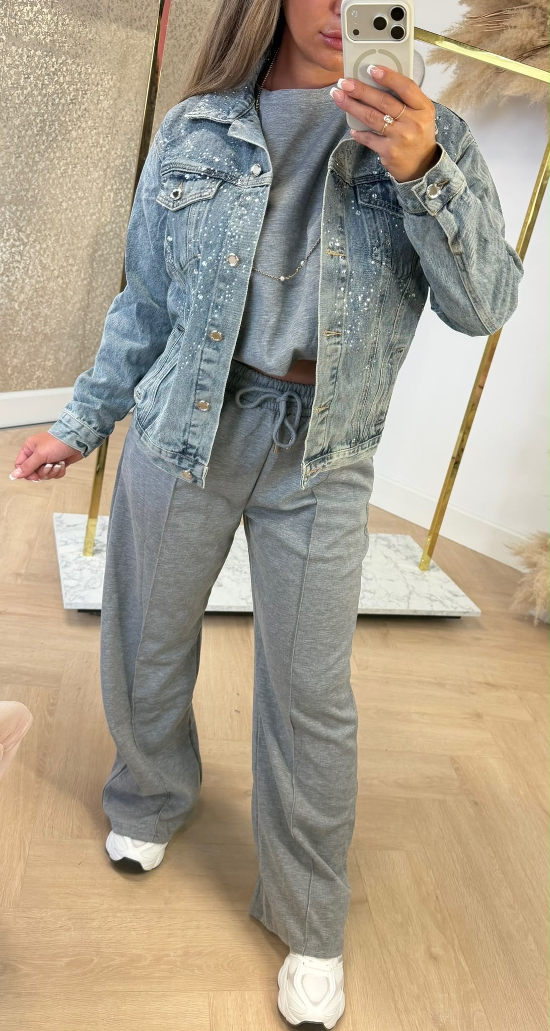 DIAMOND DENIM JACKET 3216 DENIMBLUE