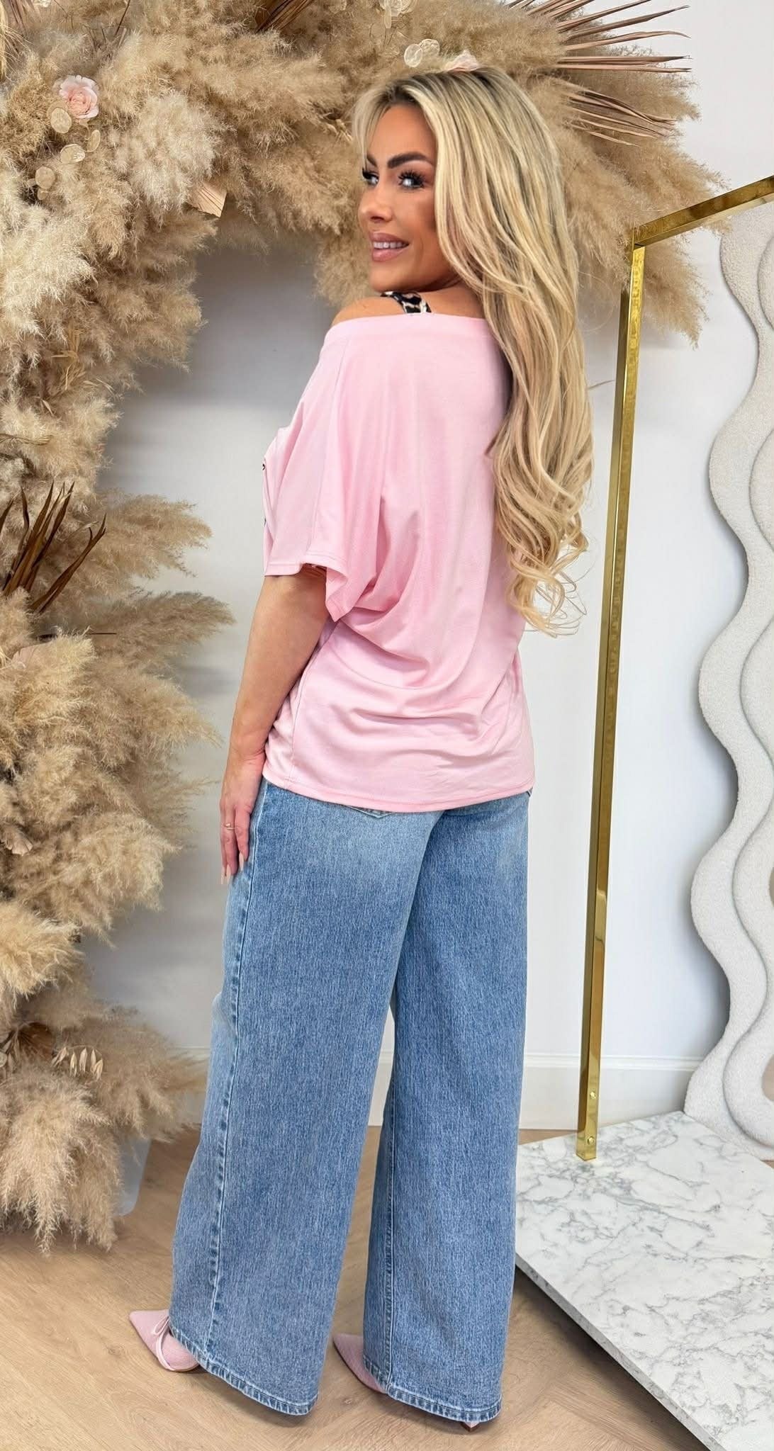 ANOUK LA LEOPARD 23 SHIRT PINK