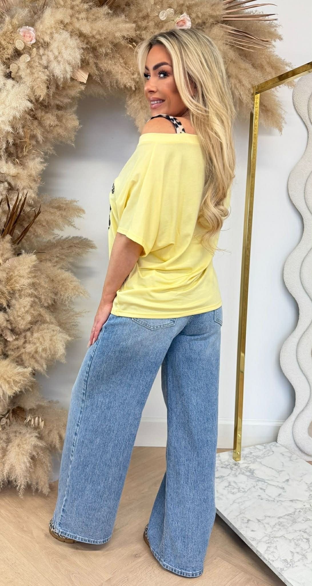 ANOUK LA LEOPARD 23 SHIRT YELLOW