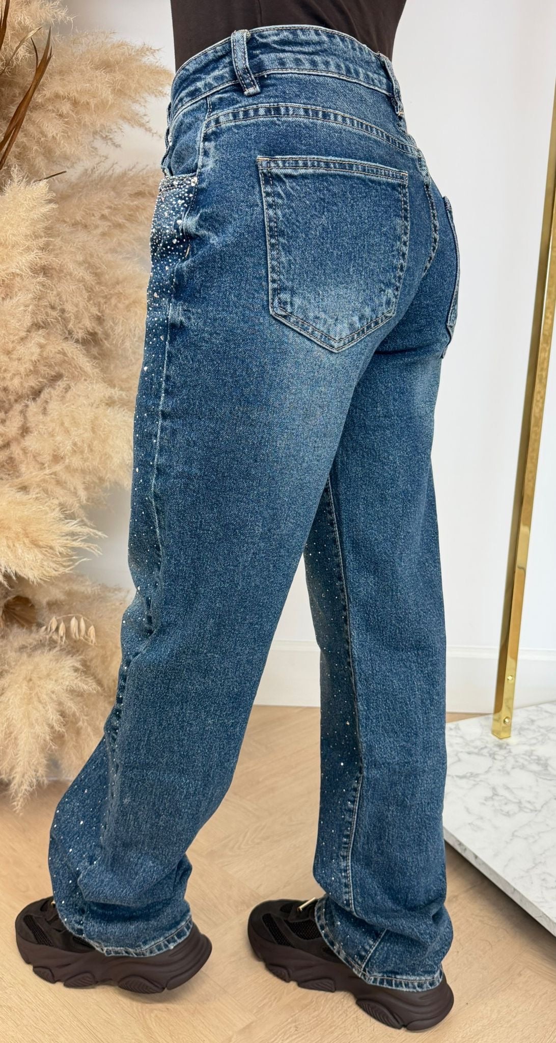 DENIM COLLECTION SPARKLE JEANS 169 DARKBLUE