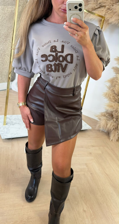 DOLCE VITA TOP TAUPE