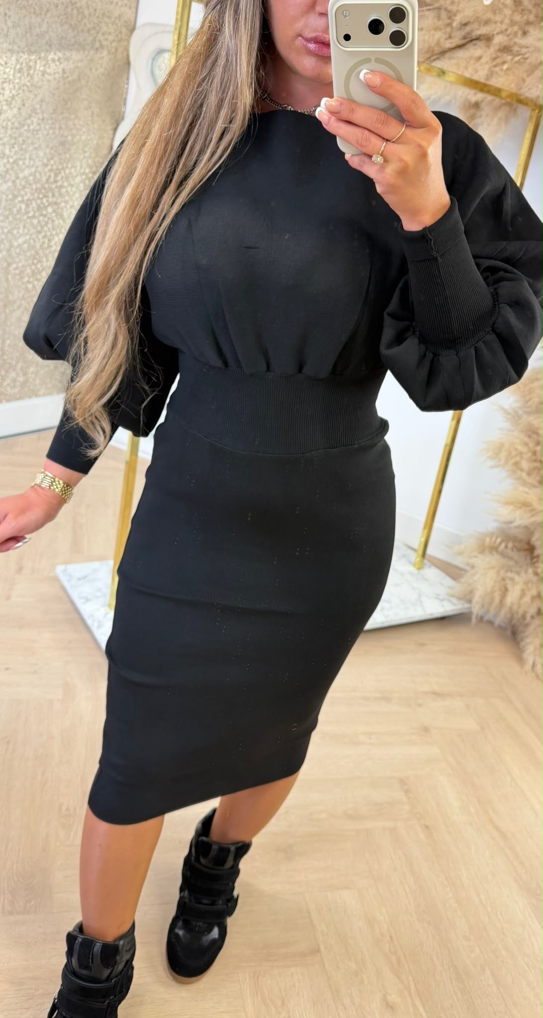 BOORDY STRETCH DRESS 7050 BLACK