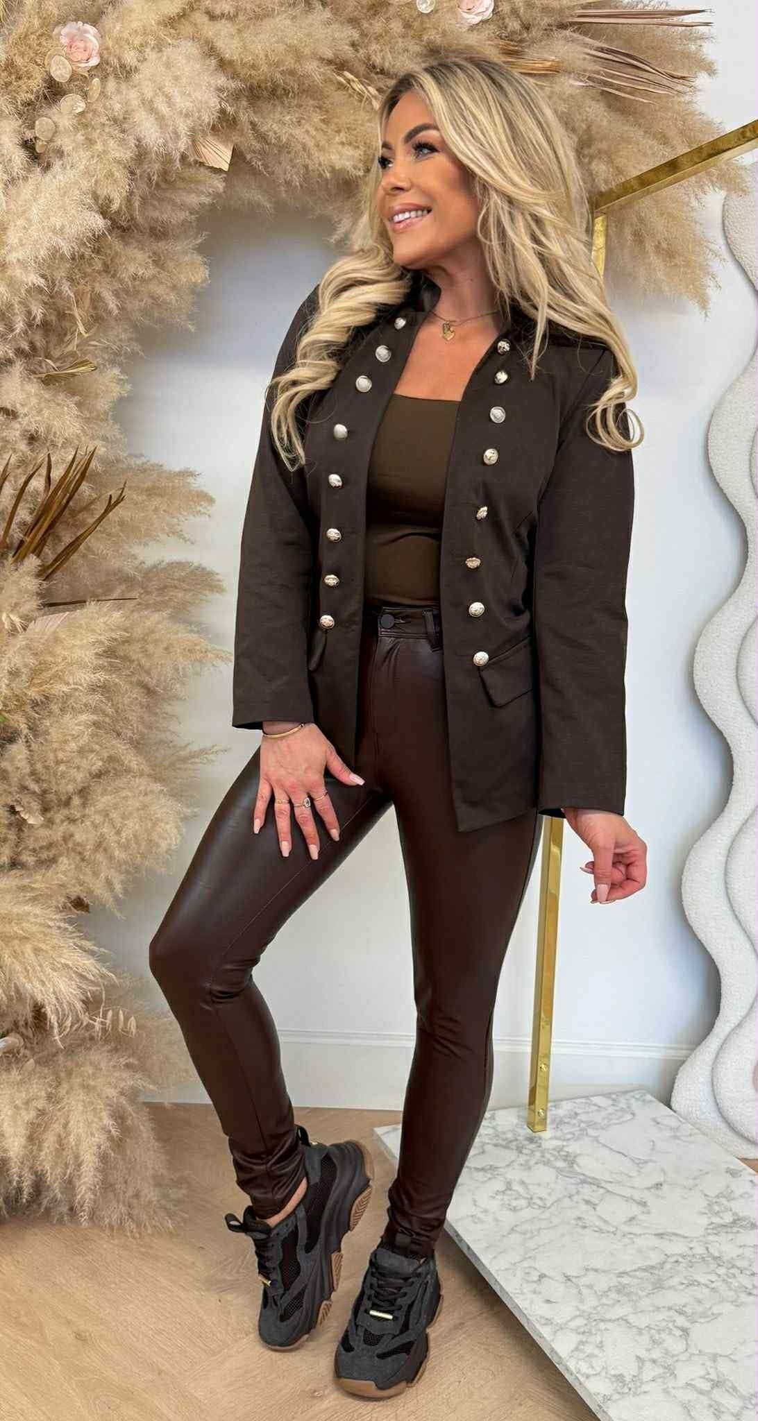 BLAZER BALMAINATION CHOCO