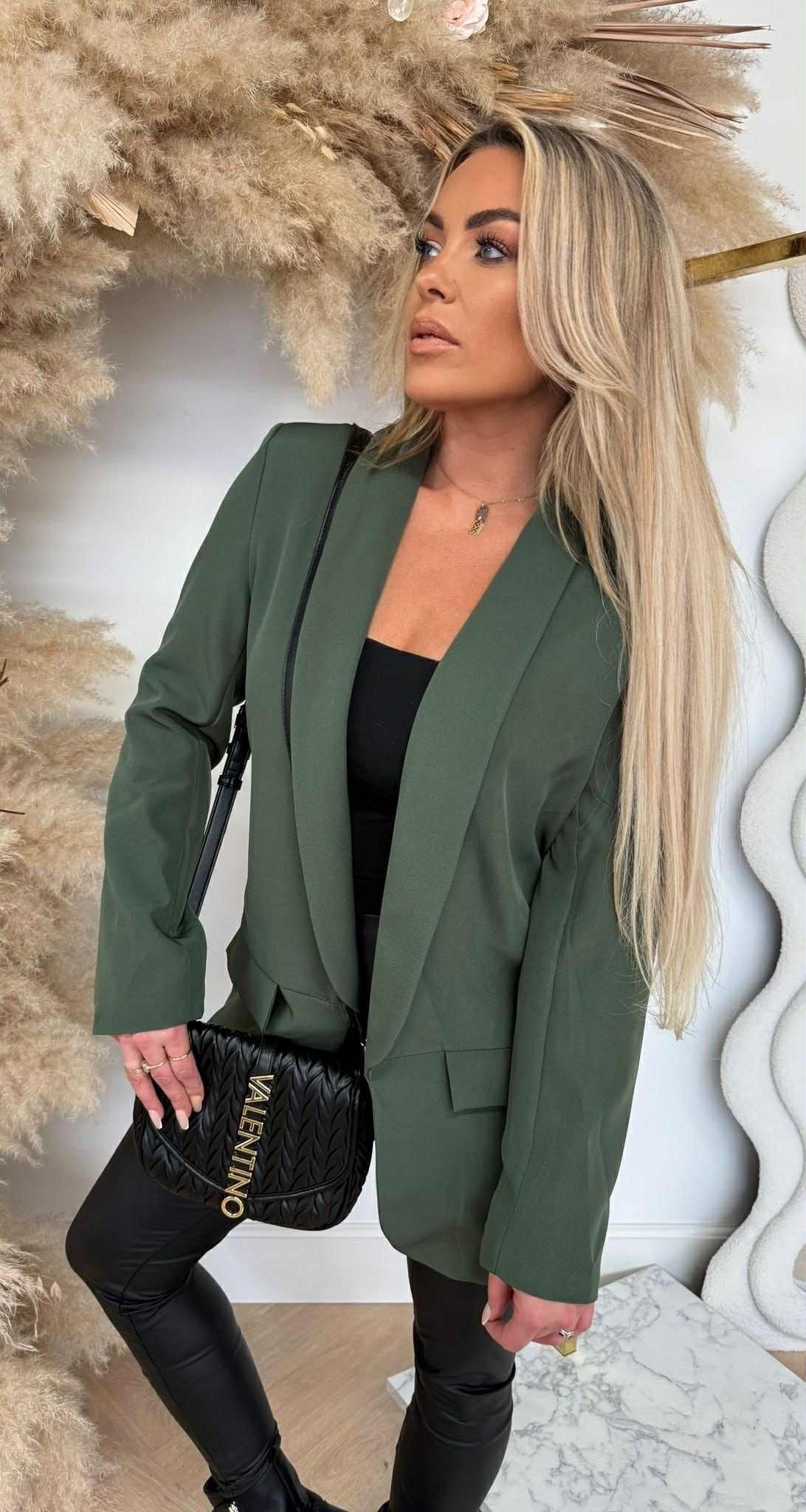 BASIC BLAZER ARMYGREEN