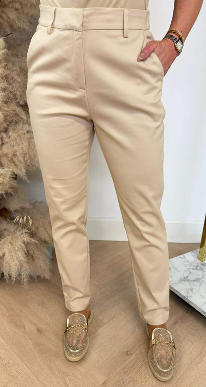 BASIC STRETCH PANTALON 2733 BEIGE