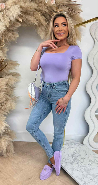 BASIC TRAVEL TEE 9175 LILA