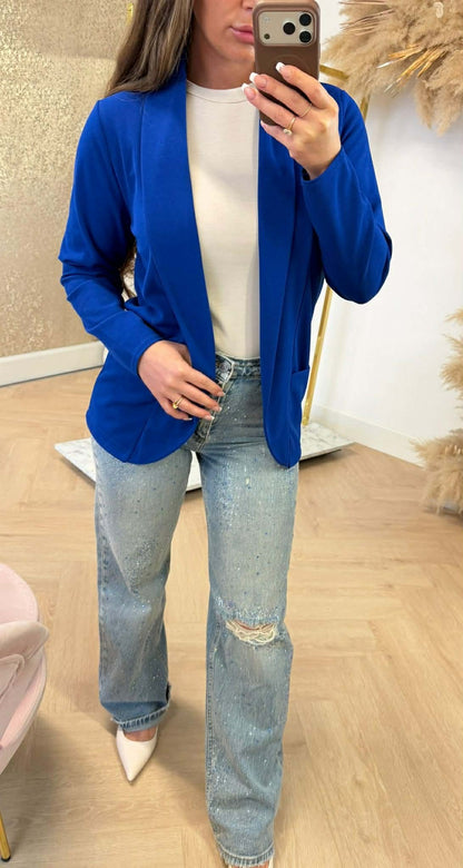 BASIC WESTE L ÄRMEL KINGSBLUE