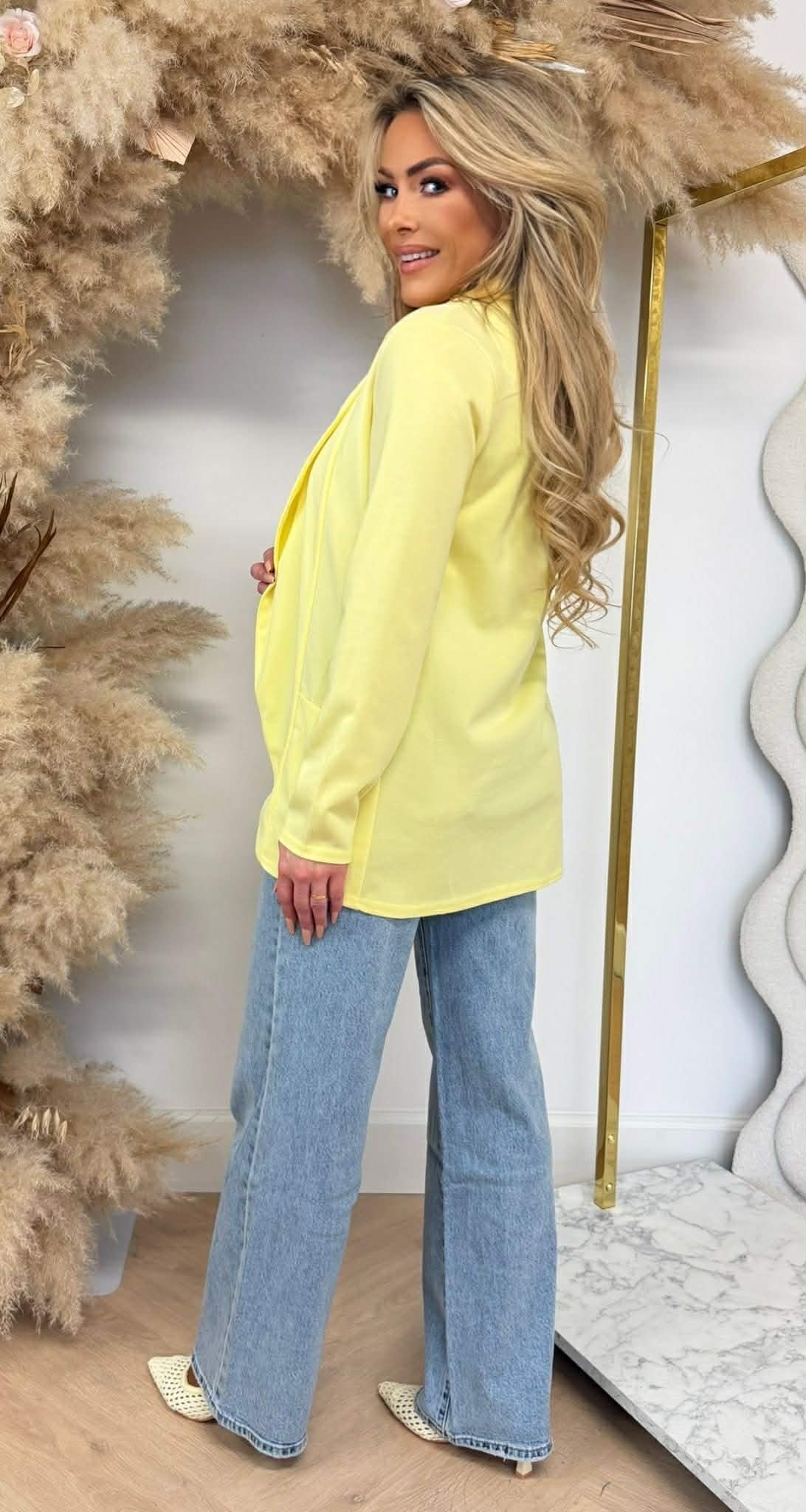 GILET DE BASE MANCHES LONGUES JAUNE