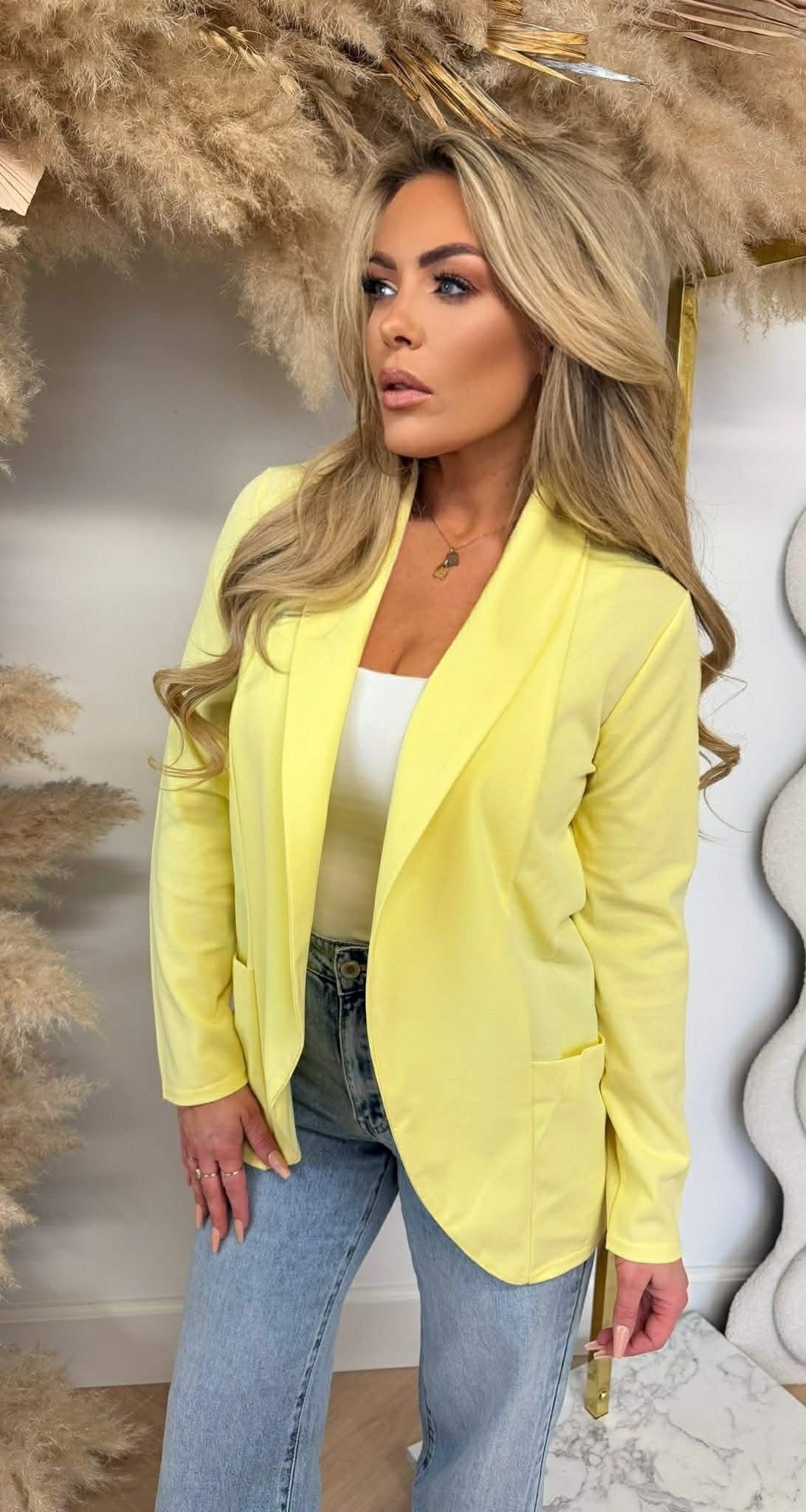 GILET DE BASE MANCHES LONGUES JAUNE