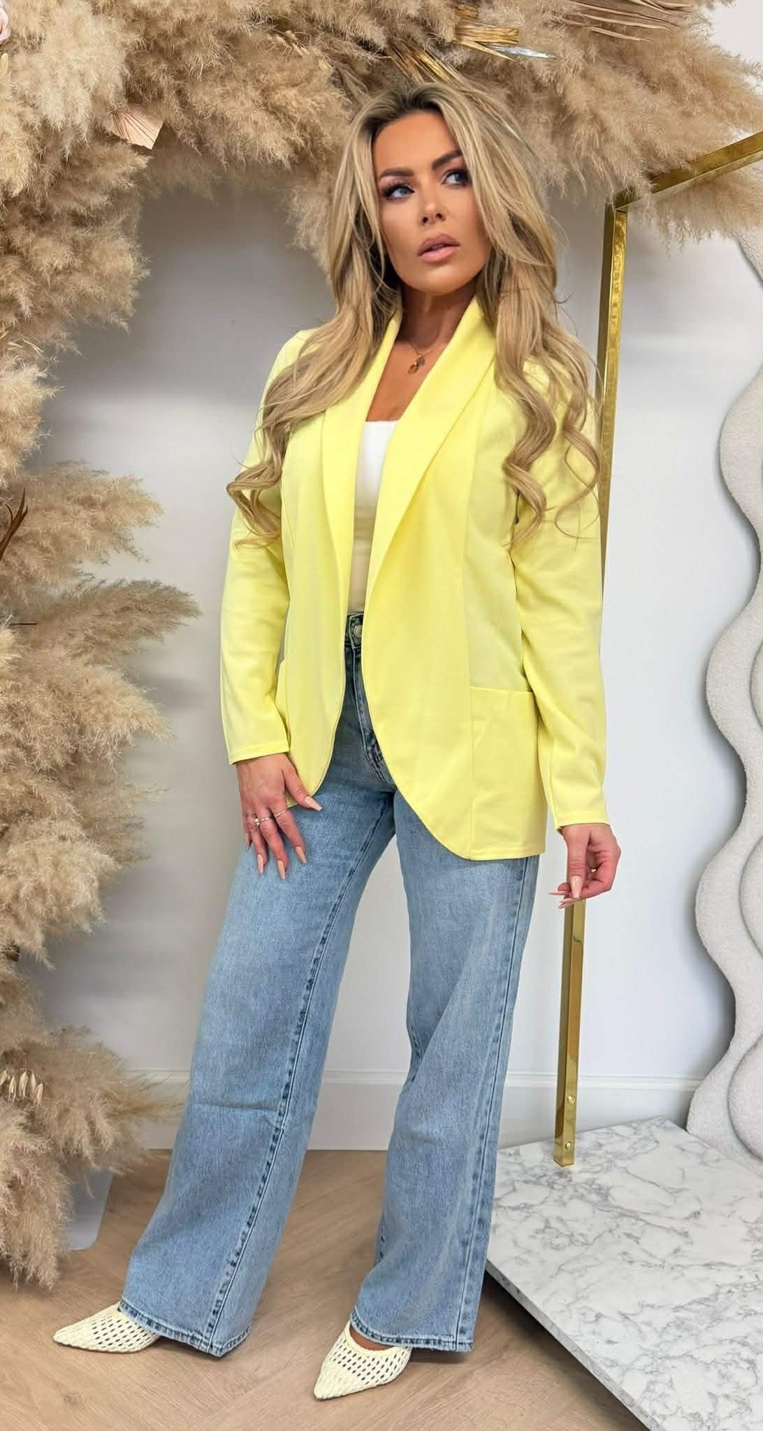 GILET DE BASE MANCHES LONGUES JAUNE