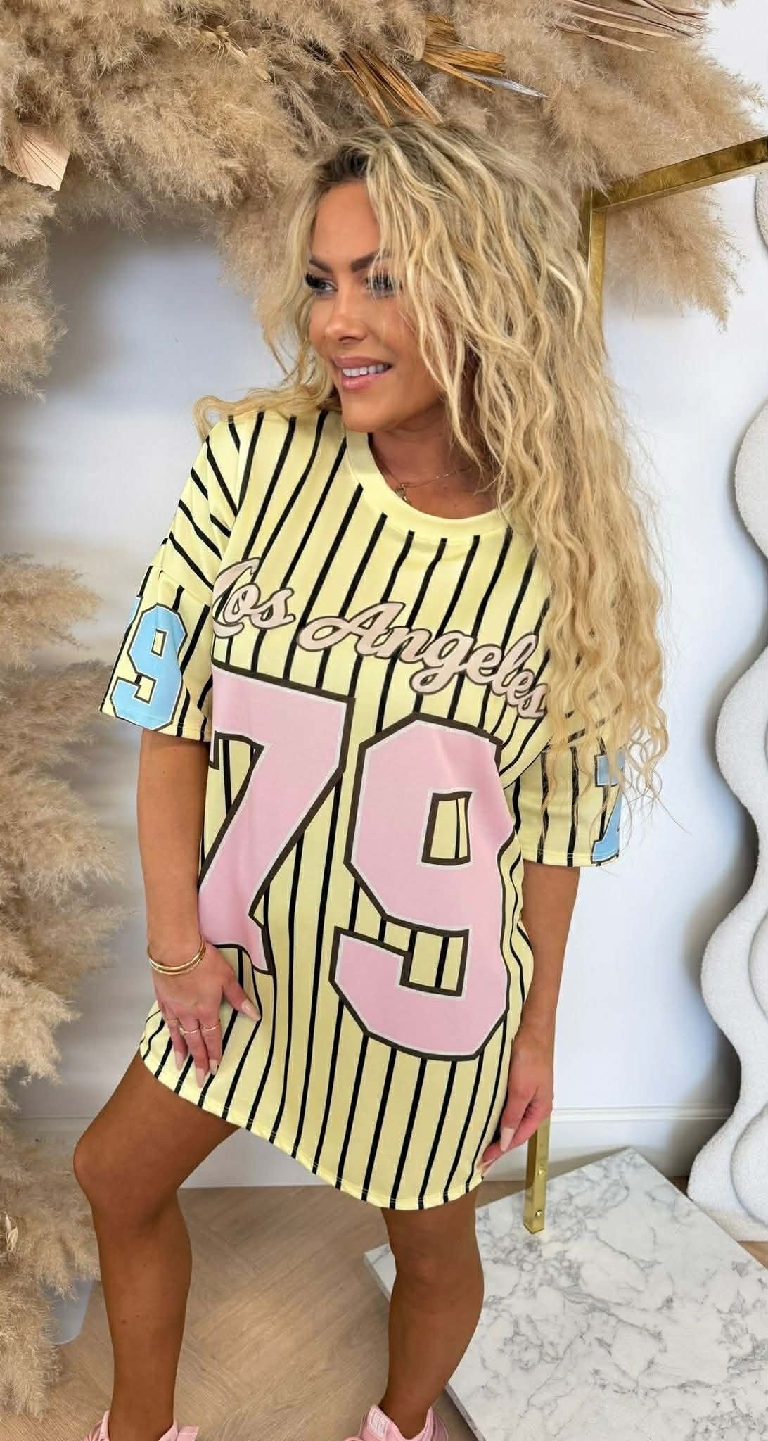 BASY LOS ANGELES DRESS YELLOW