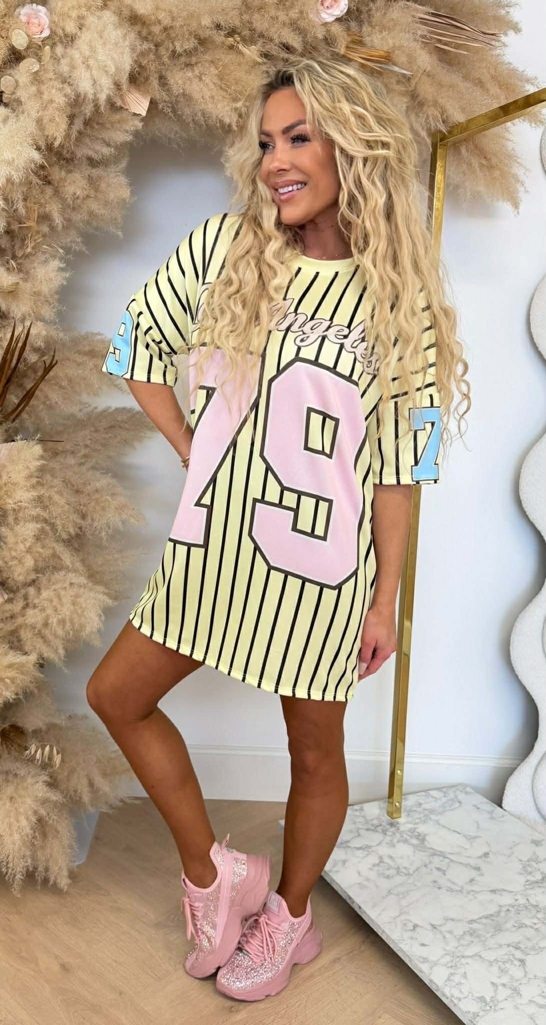 BASY LOS ANGELES DRESS YELLOW