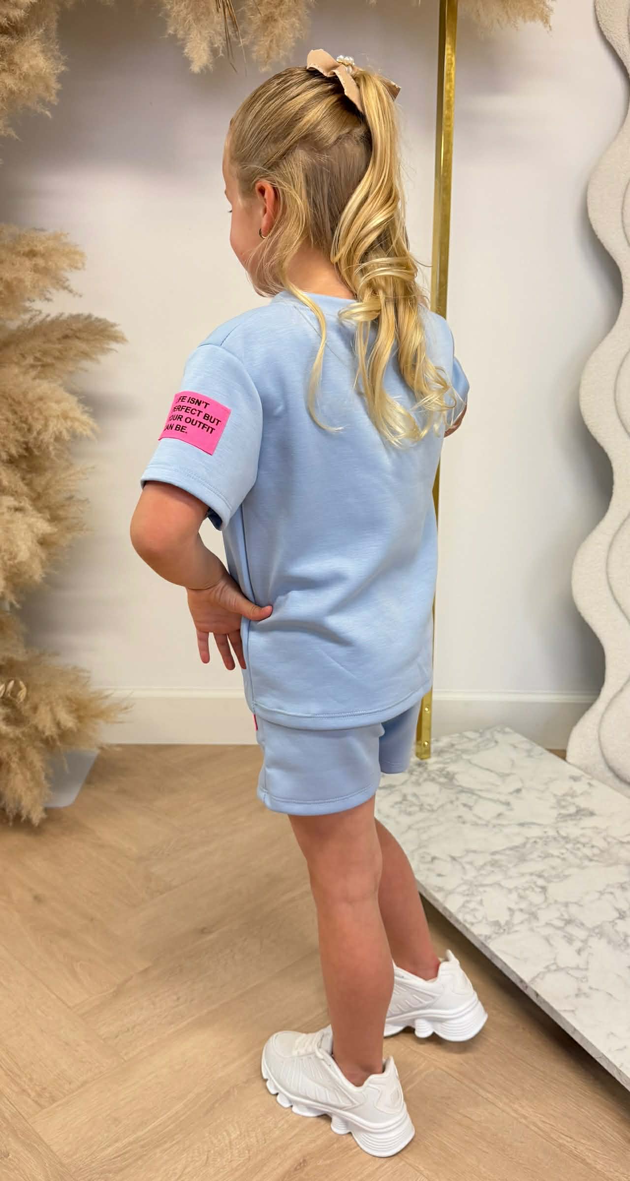 KIDS EMBLEEM SETJE BLUE