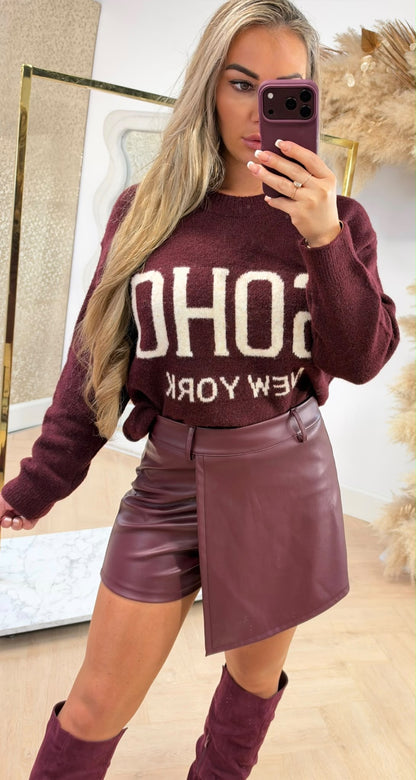 NEW SOHO SOFT SWEAT BORDEAUX