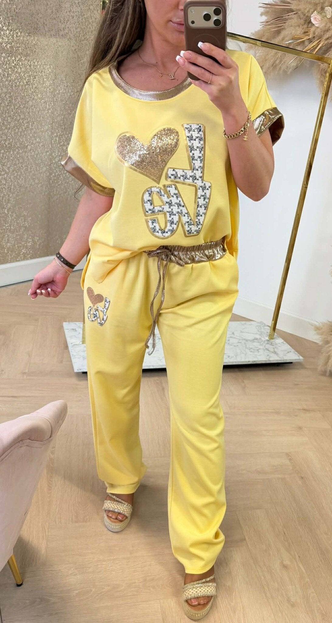 BRONS LOVE SET JAUNE