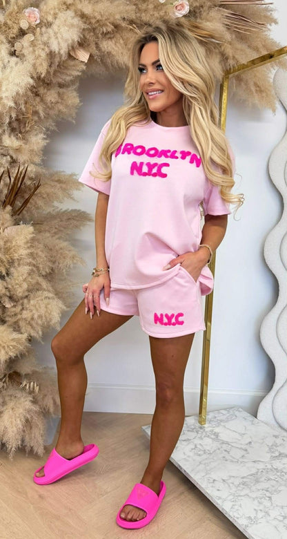 BROOKLYN NYC SET LIGHTPINK