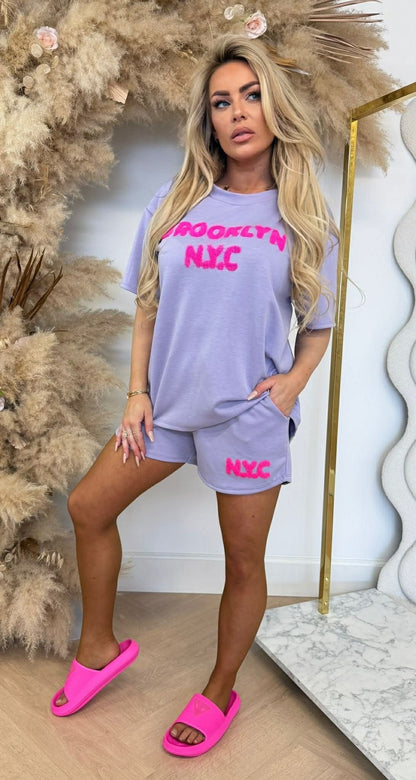 BROOKLYN NYC SET LILA