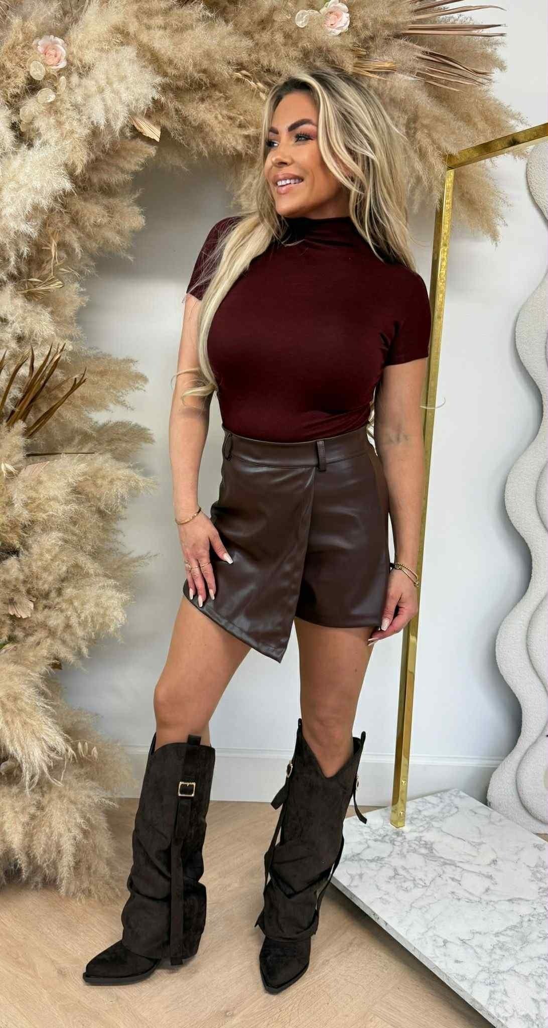 VON SWAN TURTLE TOP 9165 BORDEAUX
