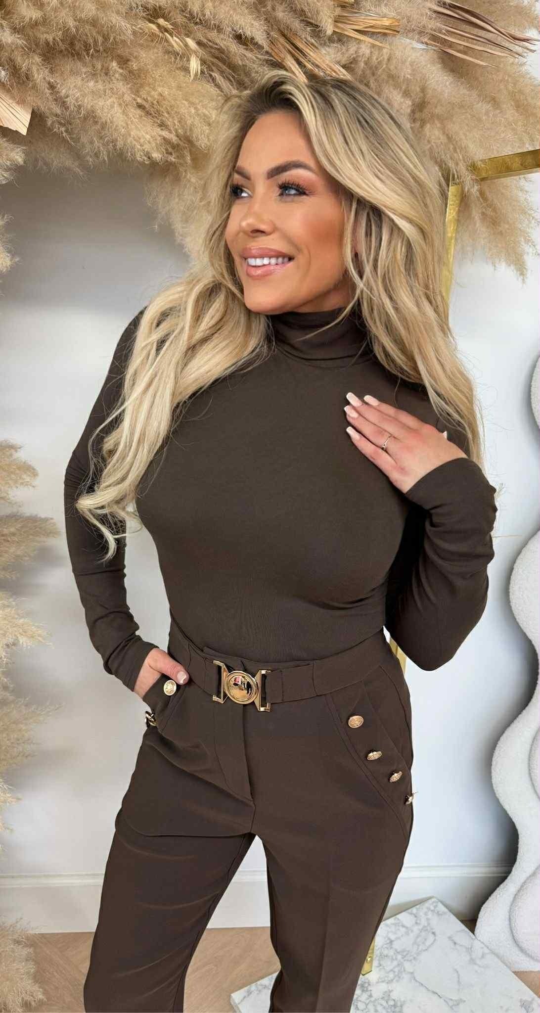 BY SWAN KOL TOP BODY 8273 COFFEE
