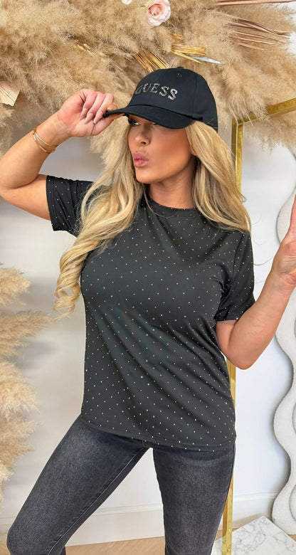 BY SWAN SPARKLE TEE 9368 SCHWARZ