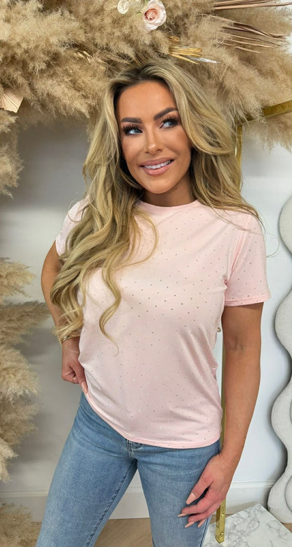 BY SWAN SPARKLE TEE 9368 PINK