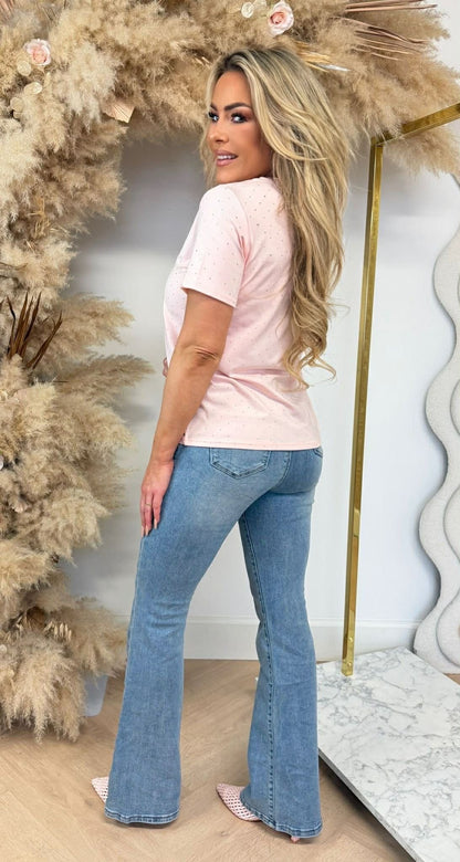 BY SWAN SPARKLE TEE 9368 PINK