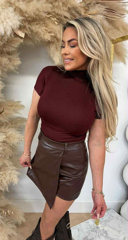 VON SWAN TURTLE TOP 9165 BORDEAUX