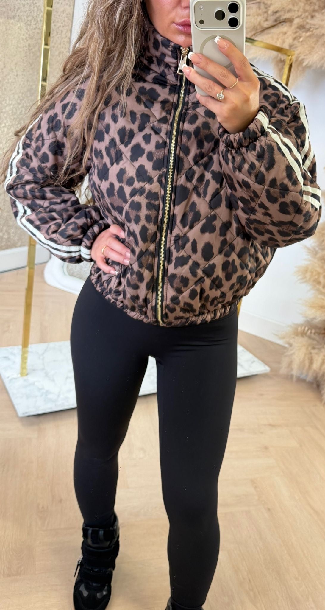 PATTY LEO PUFFER JACKET CAMEL