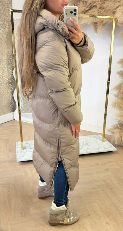 PARIS PUFFER WINTERJACKET 7633 TAUPE